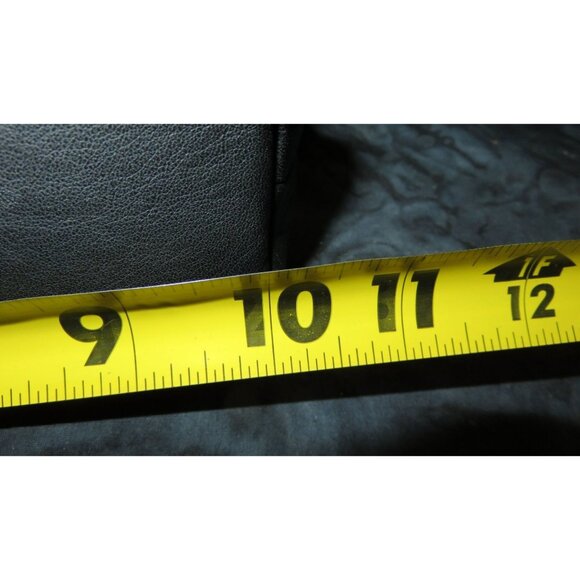 Coach 2007 Black Leather Hampton Demi Baguette Hobo Satchel Bag 8A64 - Picture 9 of 10